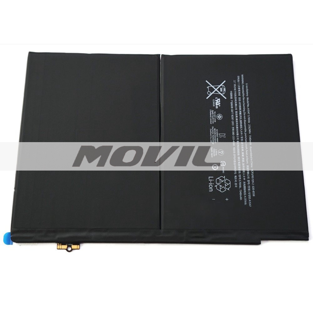 7340mAh Li-ion Internal Battery Replacement for ipad Air 2 A1566 A1567